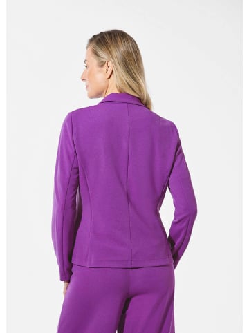 GOLDNER Jersey-Blazer in aubergine