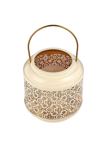 Butlers Laterne WABI SABI Blumen in Creme