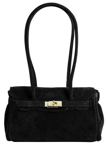 Forty degrees Handtasche Forviata echt Leder in schwarz