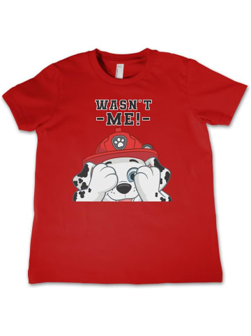 Paw Patrol Shirt "Paw Patrol Wasn't Me Kids Tee" in Rot