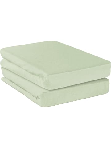 Erwin Müller Spannbettlaken 2er-Pack Deggendorf in jade