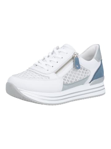 remonte Sneaker in Weiß/Blau