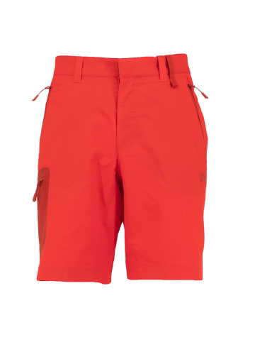 Jack Wolfskin Hose Active Track Softshell Shorts in Rot