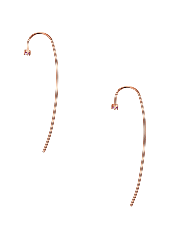 Glanzstücke München Ohrhänger Sterling Silber Zirkonia in roségold