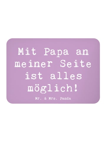 Mr. & Mrs. Panda Magnet Spruch Papa Möglichmacher mit Spruch in Lavendeltraum