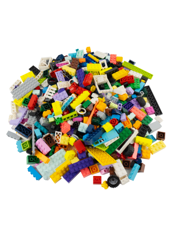 LEGO KiTa-Mischung für 1 Kind 1,0 KG Sondersteine - ab 3 Jahren in multicolored