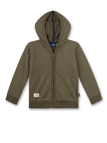 Sanetta Kapuzensweatjacke in Grün