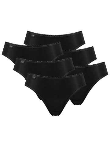 Sloggi Slip 6er Pack in schwarz