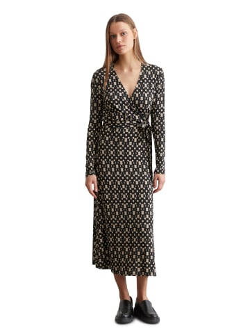 Marc O'Polo Jersey-Wickelkleid mit Allover-Print shaped in MB33