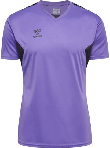 Hummel T-Shirt "Hmlauthentic Pl Jersey S/S" in Lila