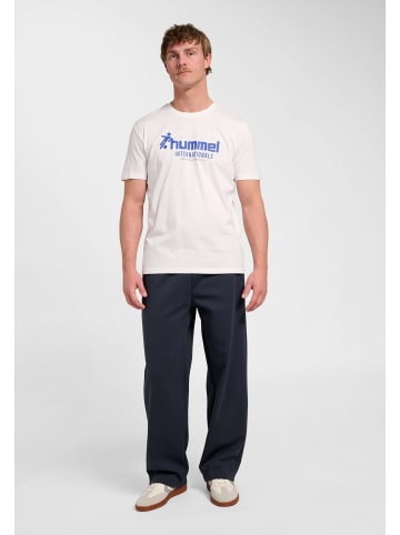 Hummel T-Shirt Hmlpulse Lebensstil Herren in WHITE/SURF THE WEB