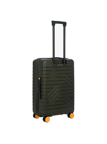 BRIC`s BY Ulisse - 4-Rollen-Trolley 65 cm erw. (black) in olive