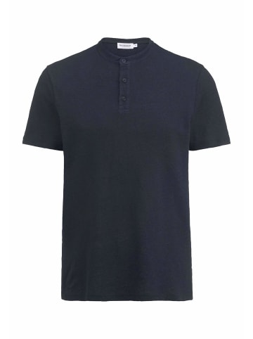 Hessnatur Henley Shirt Regular in marine