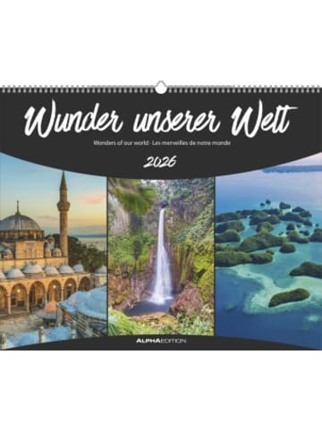 TeNeues Calendars & Stationery Kalender - Alpha Edition - Wunder unserer Welt 2026 - Wandkalender 52×42,