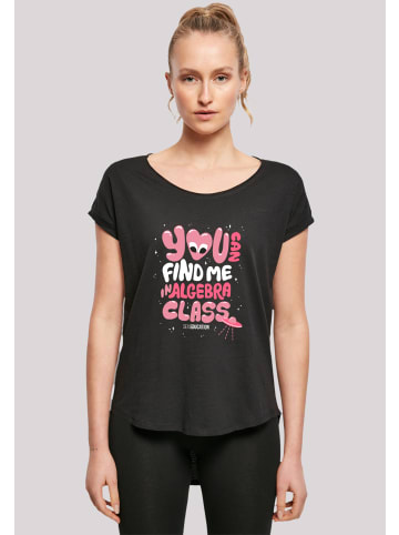 F4NT4STIC Long  T-Shirt Sex Education You can Find Me In Algebra Class in schwarz