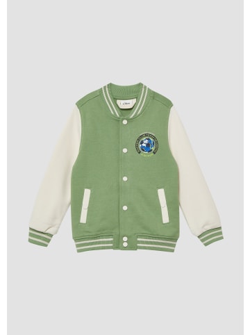 s.Oliver Sweatshirt Jacke in 7253_salbeigrün