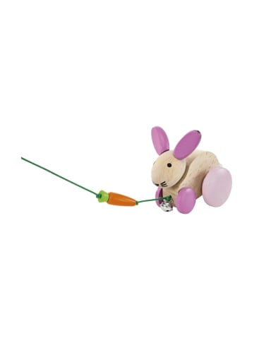 Schmidt Spiele Nachziehtier Hase, Selecta Hanna Hoppel, 13cm, 1-3 Jahre