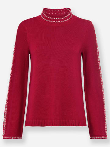 Heine Stehkragenpullover in rot
