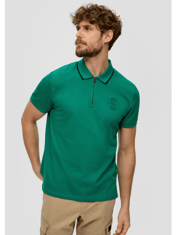 s.Oliver Polo-Shirt kurzarm in Grün