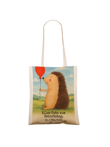 Mr. & Mrs. Panda Schultasche Igel Luftballon Design mit Spruch in Weiß
