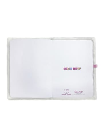 Hello Kitty Plüsch Notizbuch Set mit radierbarem Gelstift Schreibset