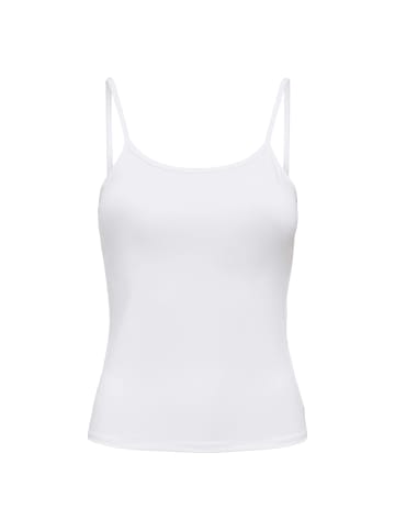 ONLY T-Shirt 1er Pack in Weiß