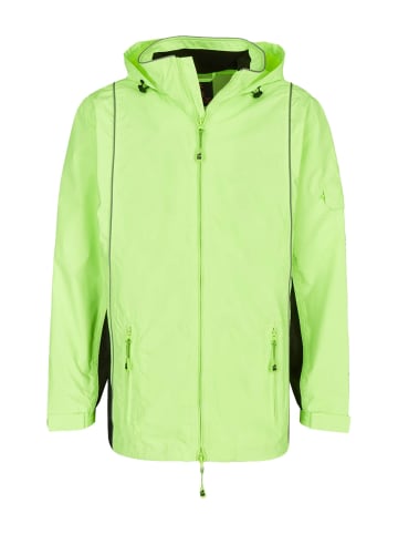 mh michael heinen "Memmert", Funktionsjacke in neongrün-schwarz