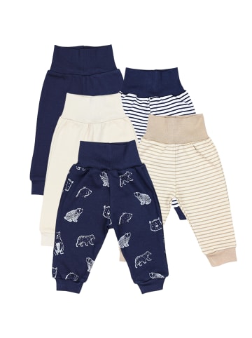 TupTam Baby Pumphose 5er Pack in blau/beige