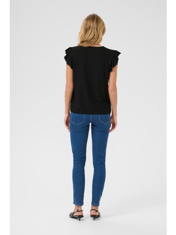 Kaffe Ärmellose Bluse KAtyra Regular fit in Black Deep CC.