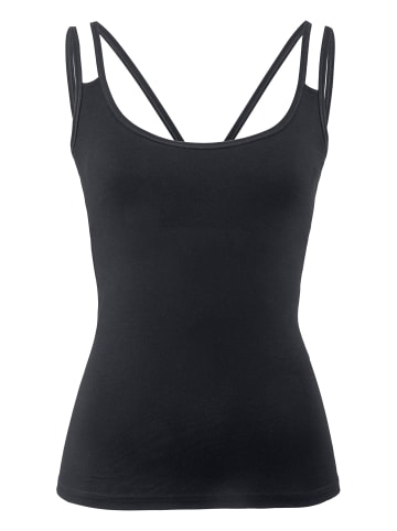 Hessnatur Tanktop in schwarz