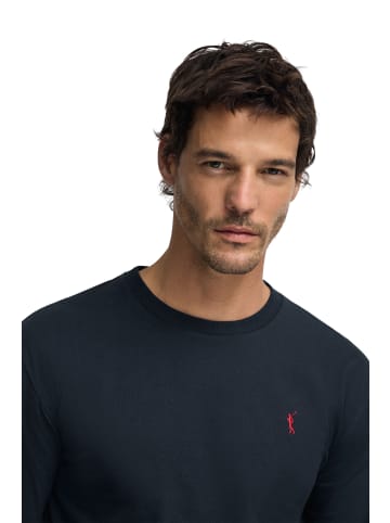 Polo Club Langarmshirt in Navyblau