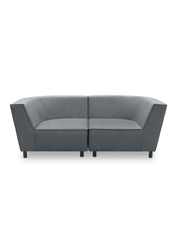 58 aufm Kessel GARTENLOUNGE Sofa 2-Sitzer Brandie 206x77x103 Outdoorbezug dunkelgrau