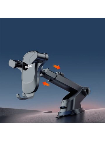 COFI 1453 F5Pro Autotelefonhalter für Cockpit und Windschutzscheibe Schwarz in Schwarz