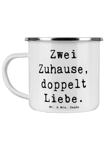 Mr. & Mrs. Panda Campingbecher Spruch Trennung von den Eltern mi... in Weiß