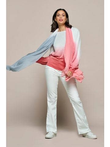 Mart Visser Juni-Schal, Offwhite/Rosa