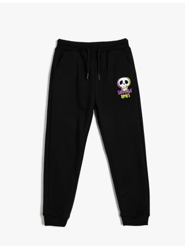 KOTON Sweathose in Schwarz