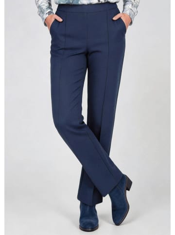 GOLDNER Jerseyhose CARLA aus Flanell in marine