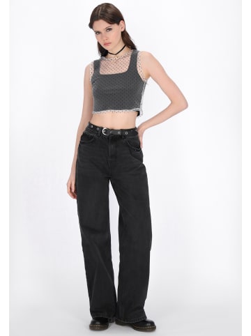 myMo ROCKS Women Top in offwhite black