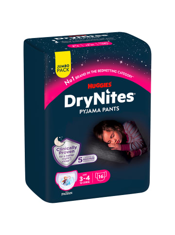 DryNites Windeln Windelhosen Mädchen 3-4 J. (12-21kg) Monatspack 64 Stk