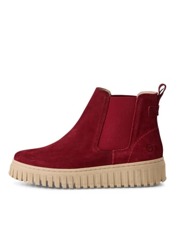 Tamaris Chelsea Boots in Rot