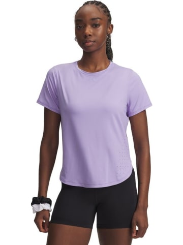 Under Armour Sportshirt "Launch Elite Shortsleeve" in Lila