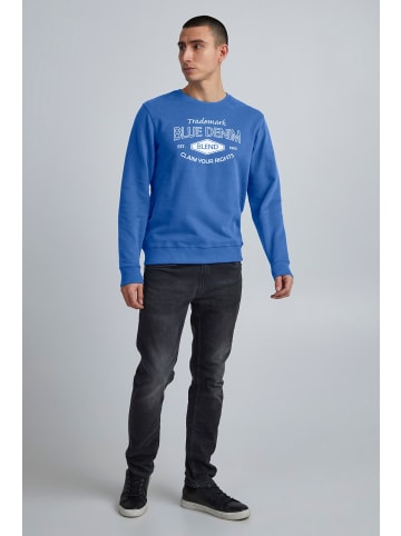 BLEND Rundhalspullover Sweatshirt - 20713265 in blau