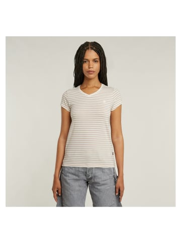 G-Star Raw T-Shirt in liquid pink highlight stripe