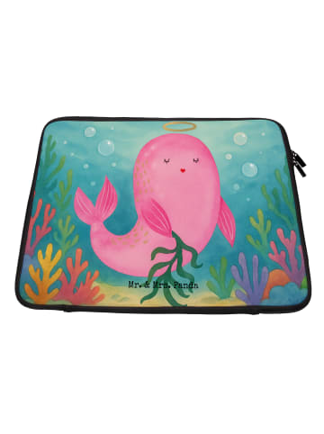 Mr. & Mrs. Panda Notebook Tasche Sternzeichen Jungfrau Design oh... in Weiß