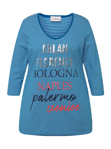 MIAMODA Longsleeve in azurblau