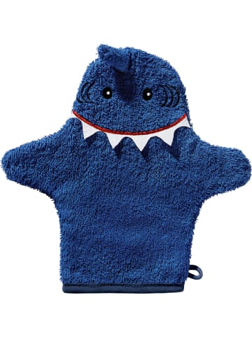 Erwin Müller Frottier Kinder-Waschhandschuh in blau