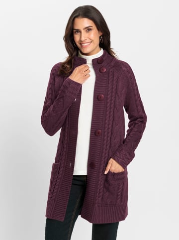 WITT WEIDEN Longstrickjacke in burgund