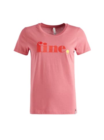 Khujo T-Shirt FRANCESCA FINE in Rosa