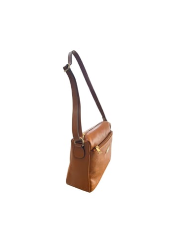 Baldinini Trend Braun Leder Damen Umhänge- Tasche