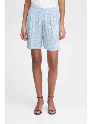ICHI Shorts IHMARRAKECH Regular fit in Della Robbia Blue Flower Aop